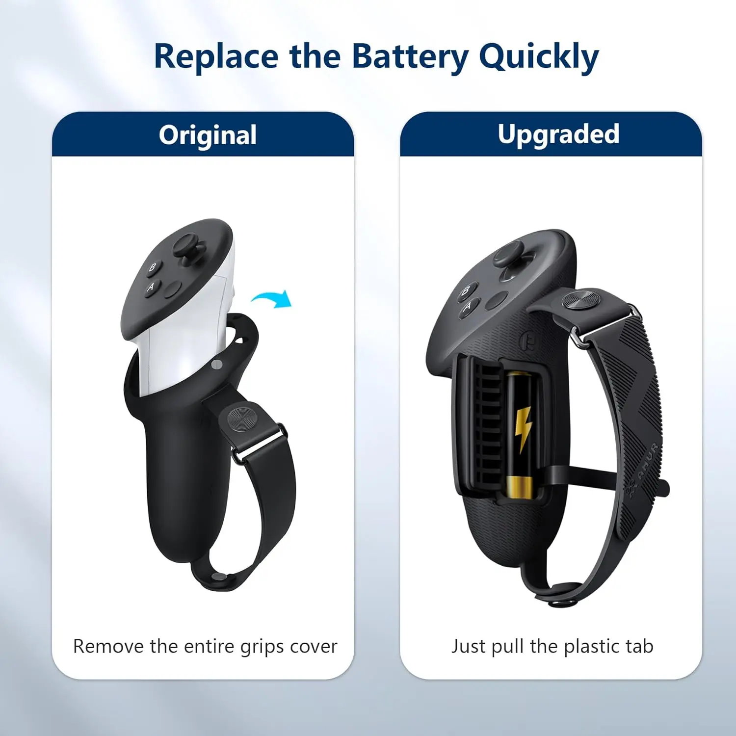 Silicone Controller Grips Cover for Quest 3 & 3S - Image 5