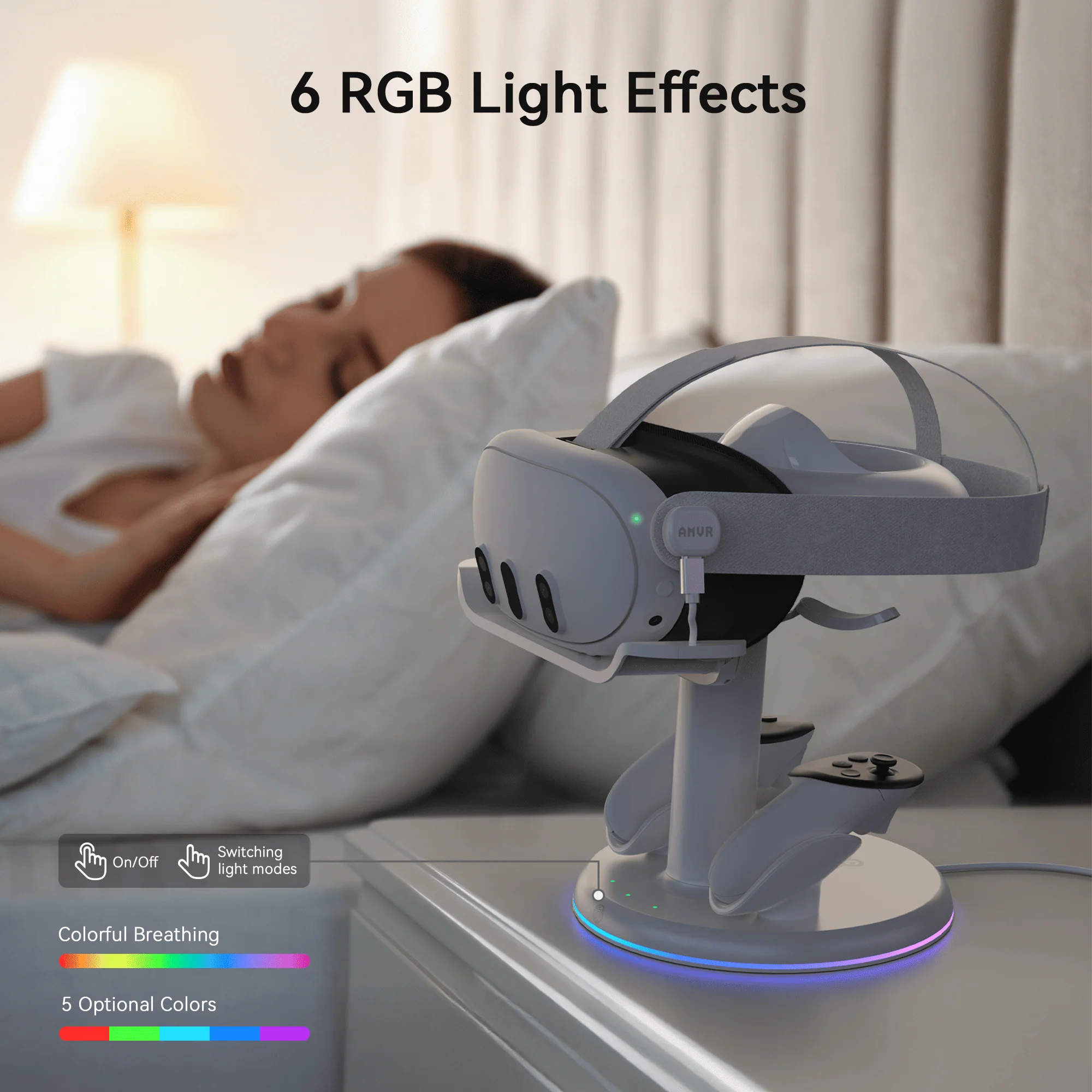 CD2 3-in-1 Magnetic Meta Quest 3/3S Charging Dock - Image 8