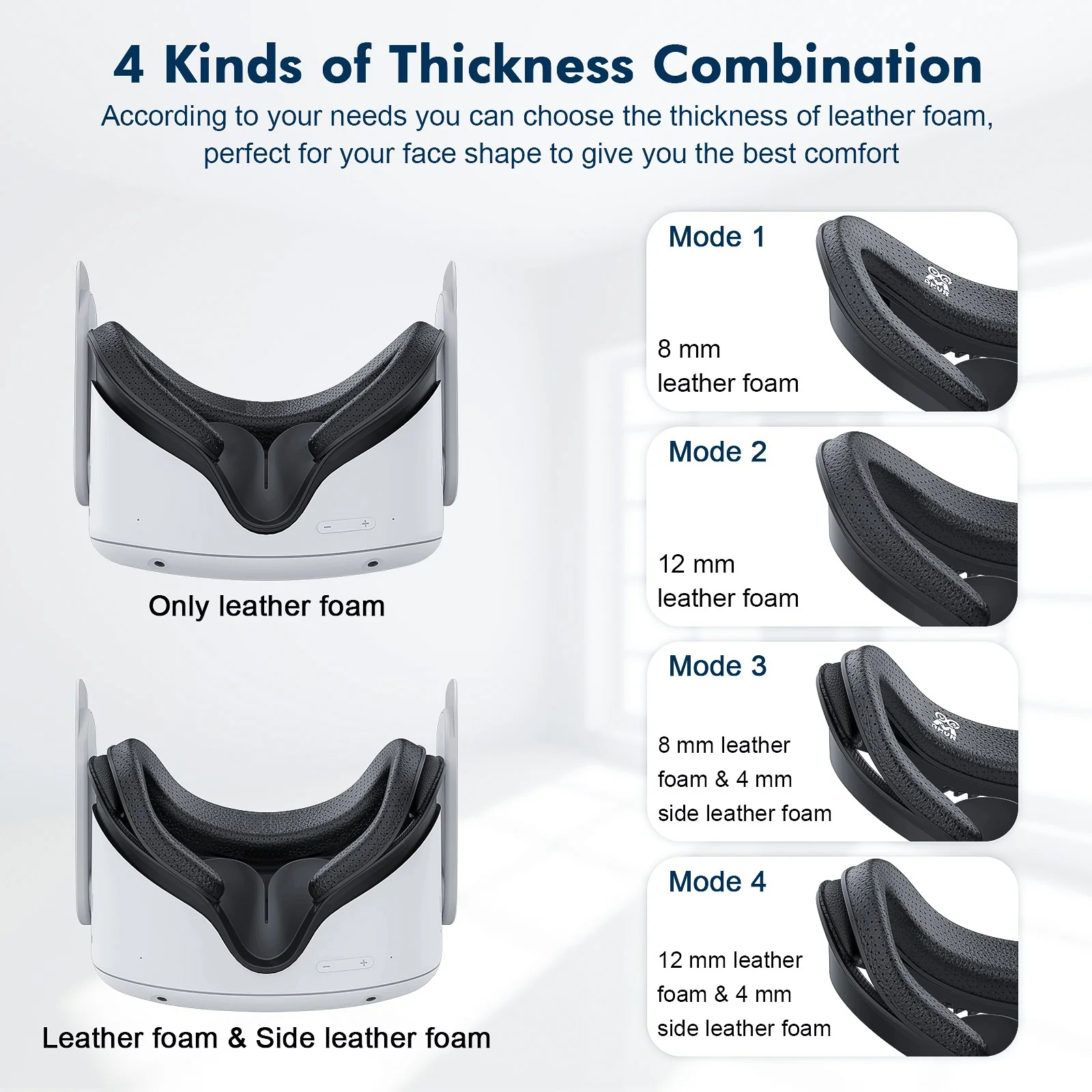 Soft PU Leather Face Cover for Quest 2 - Image 5