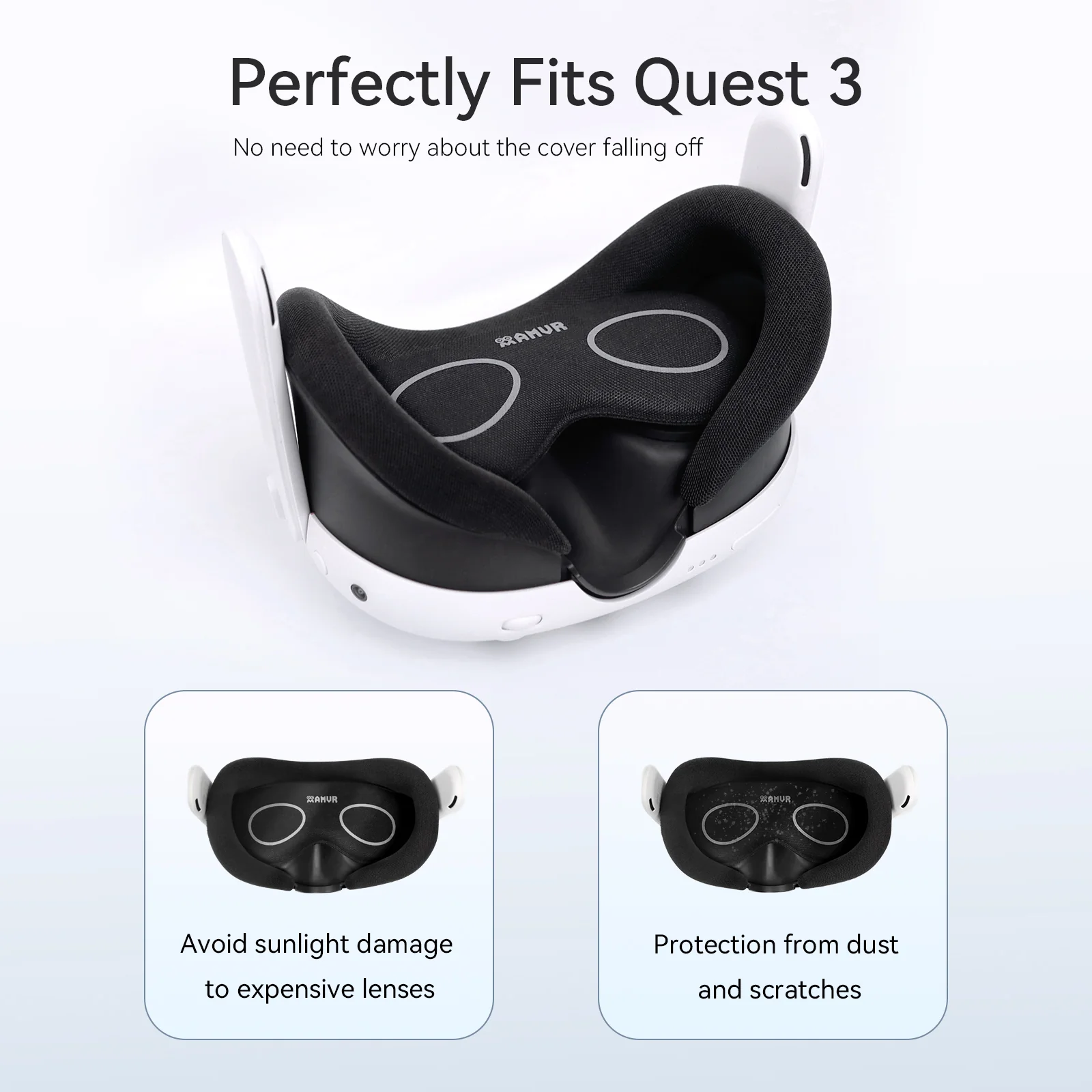 Anti-Scratch Glasses Spacer and Lens Cover for Quest 3 - Image 5
