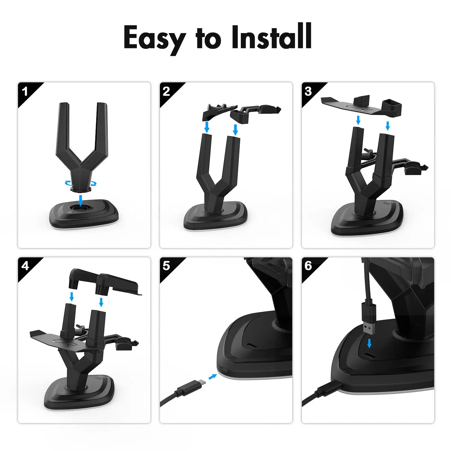 RGB VR Stand for VR Headset Quest 3 & 3S & 2 - Image 7
