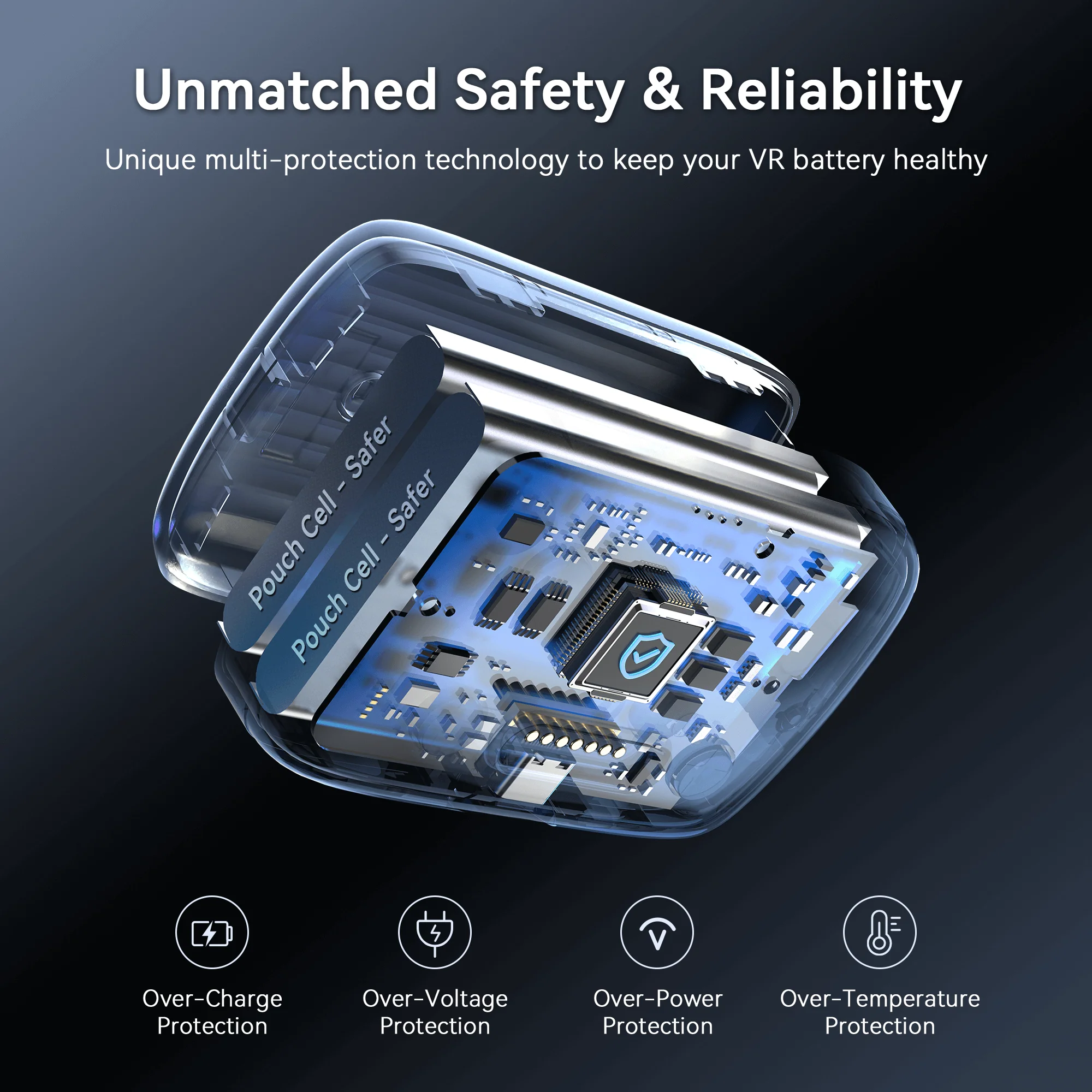 BS1 Battery Head Strap for Quest 3 (Includes One Battery) - Image 4