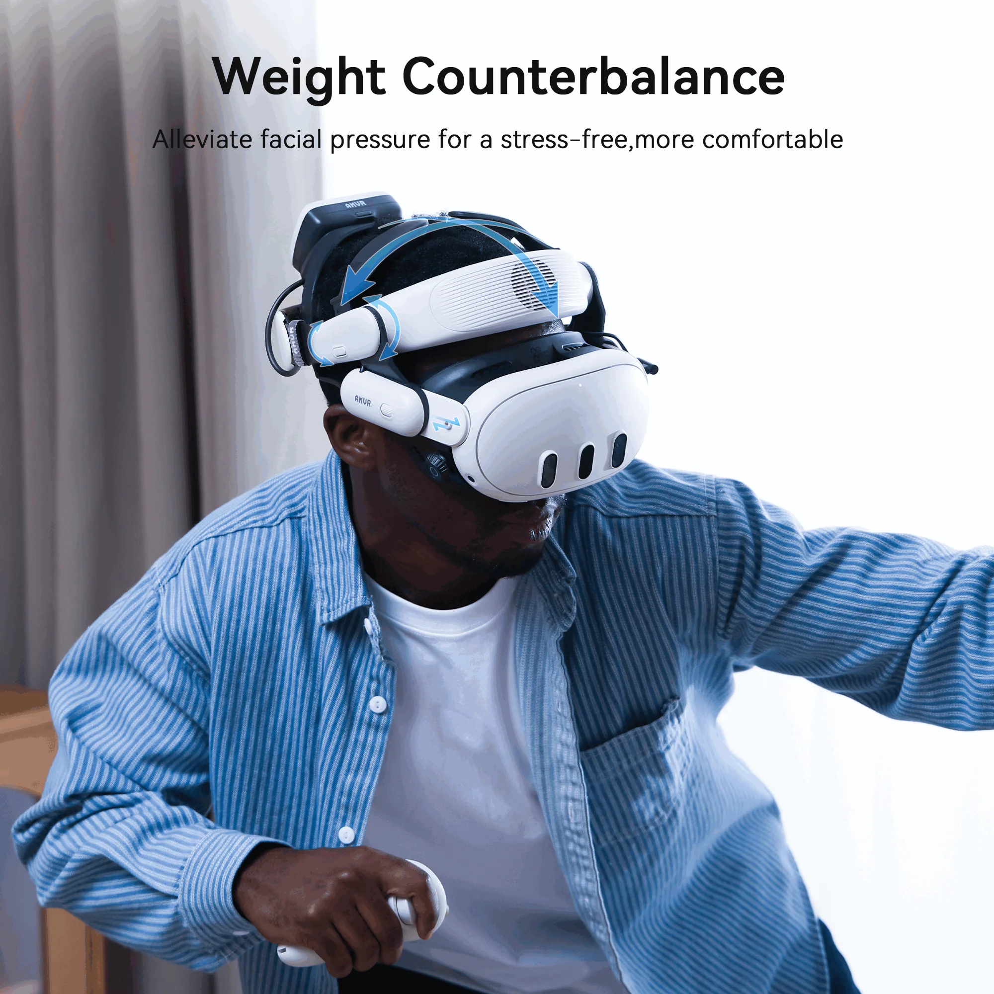 BS1 Battery Head Strap for Quest 3 (Includes One Battery) - Image 6