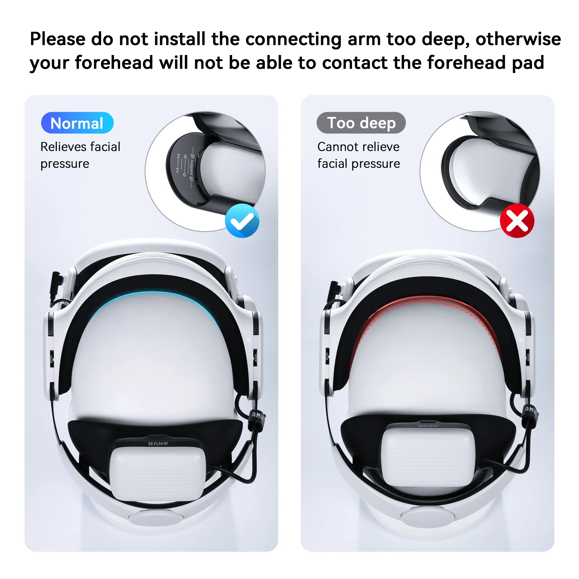 BS1 Battery Head Strap for Quest 3 (Includes One Battery) - Image 7