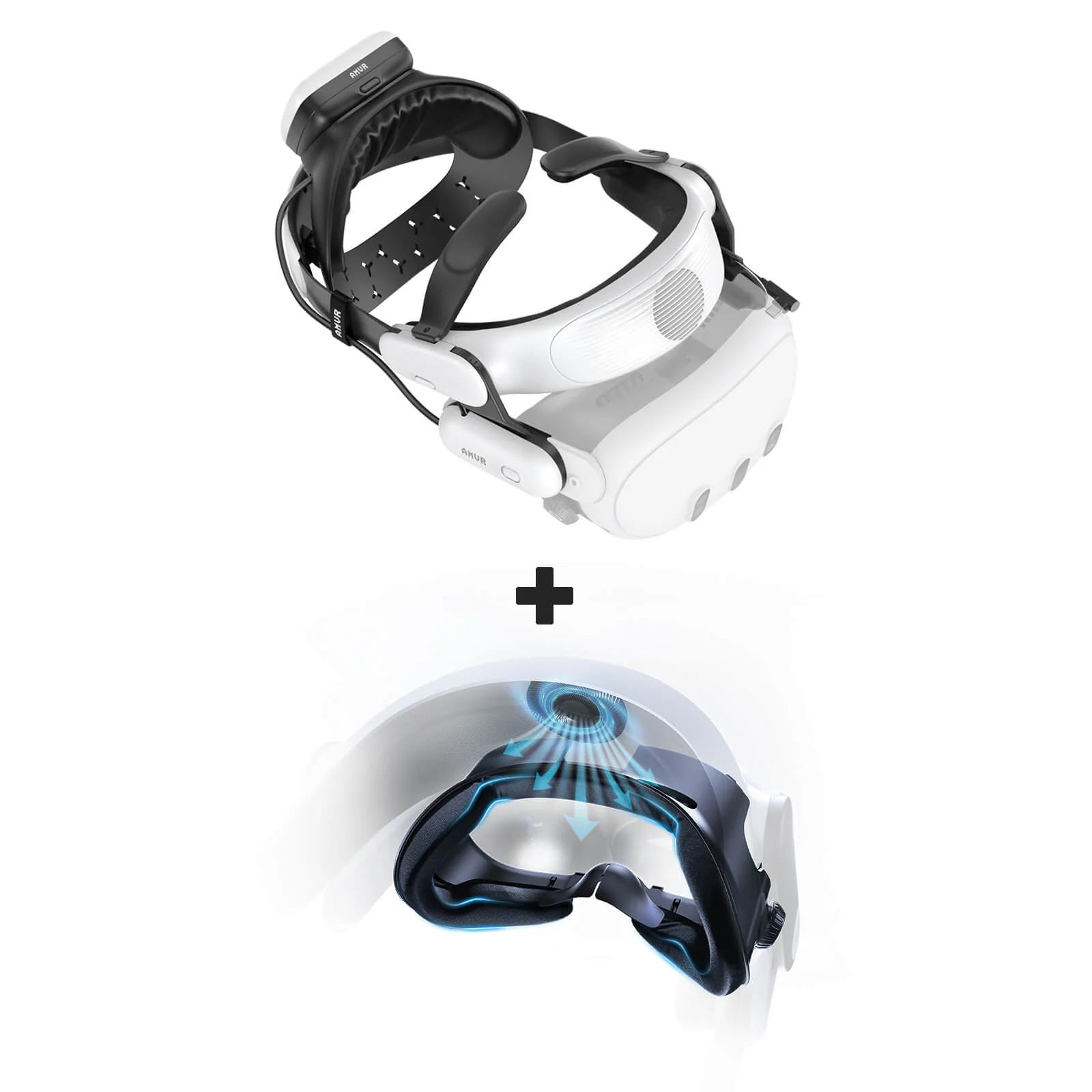 BS1 Battery Head Strap for Quest 3 (Includes One Battery) - Image 8