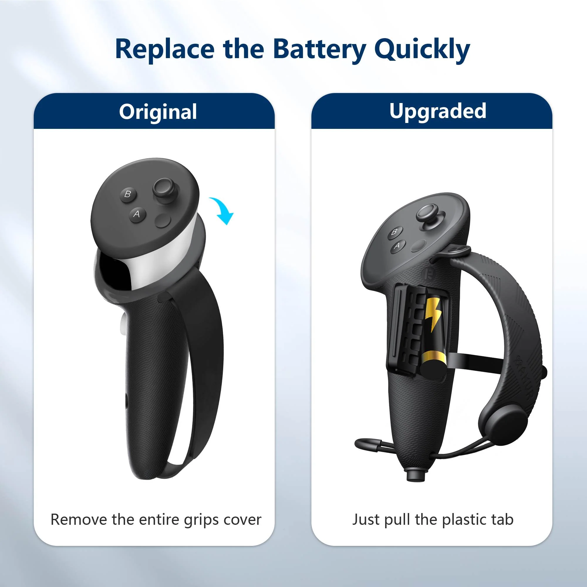 Pro Soft Controller Grips for Quest 3 & 3S - Image 3