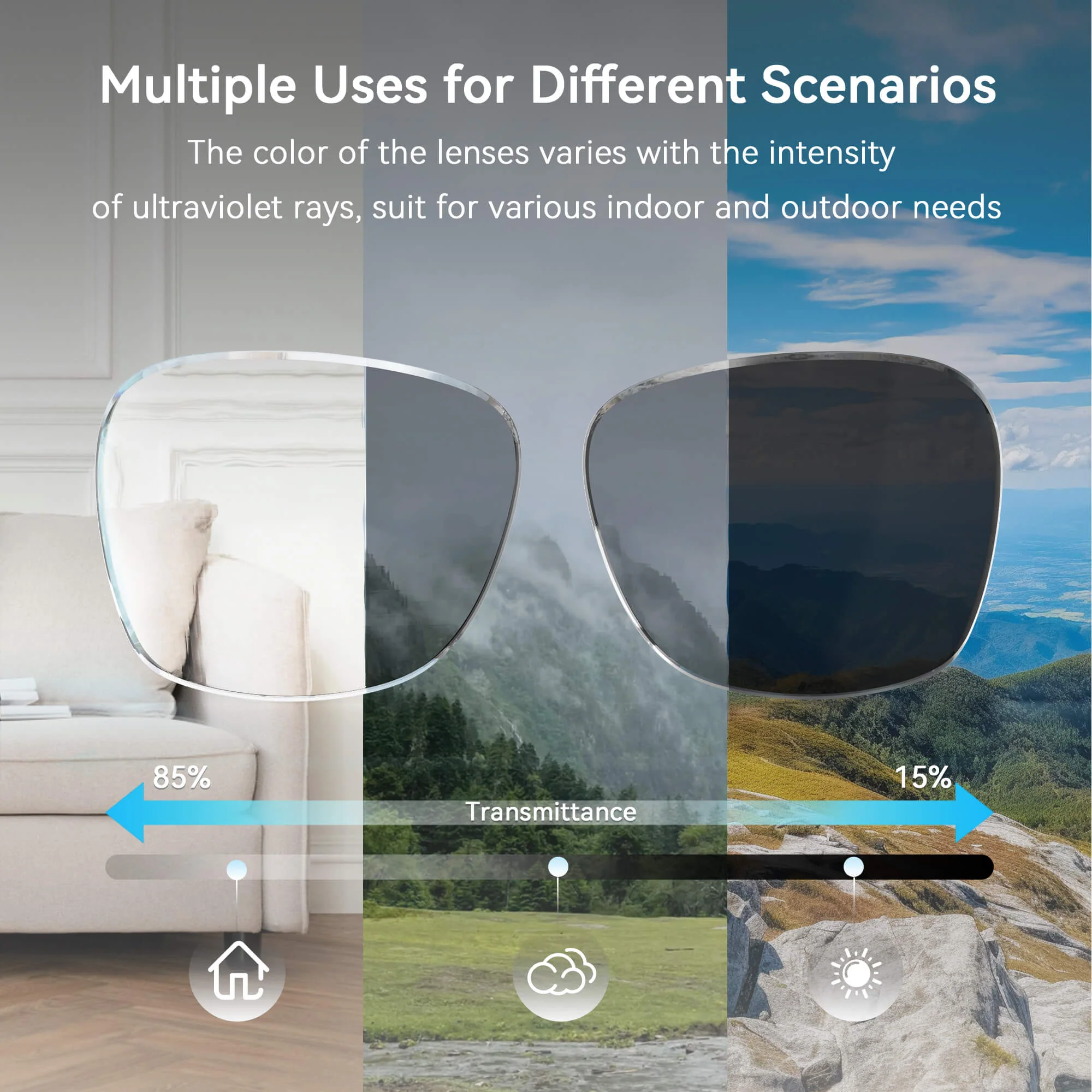 MG1 Replacement Lenses Compatible with Ray-Ban Meta Wayfarer - Image 5