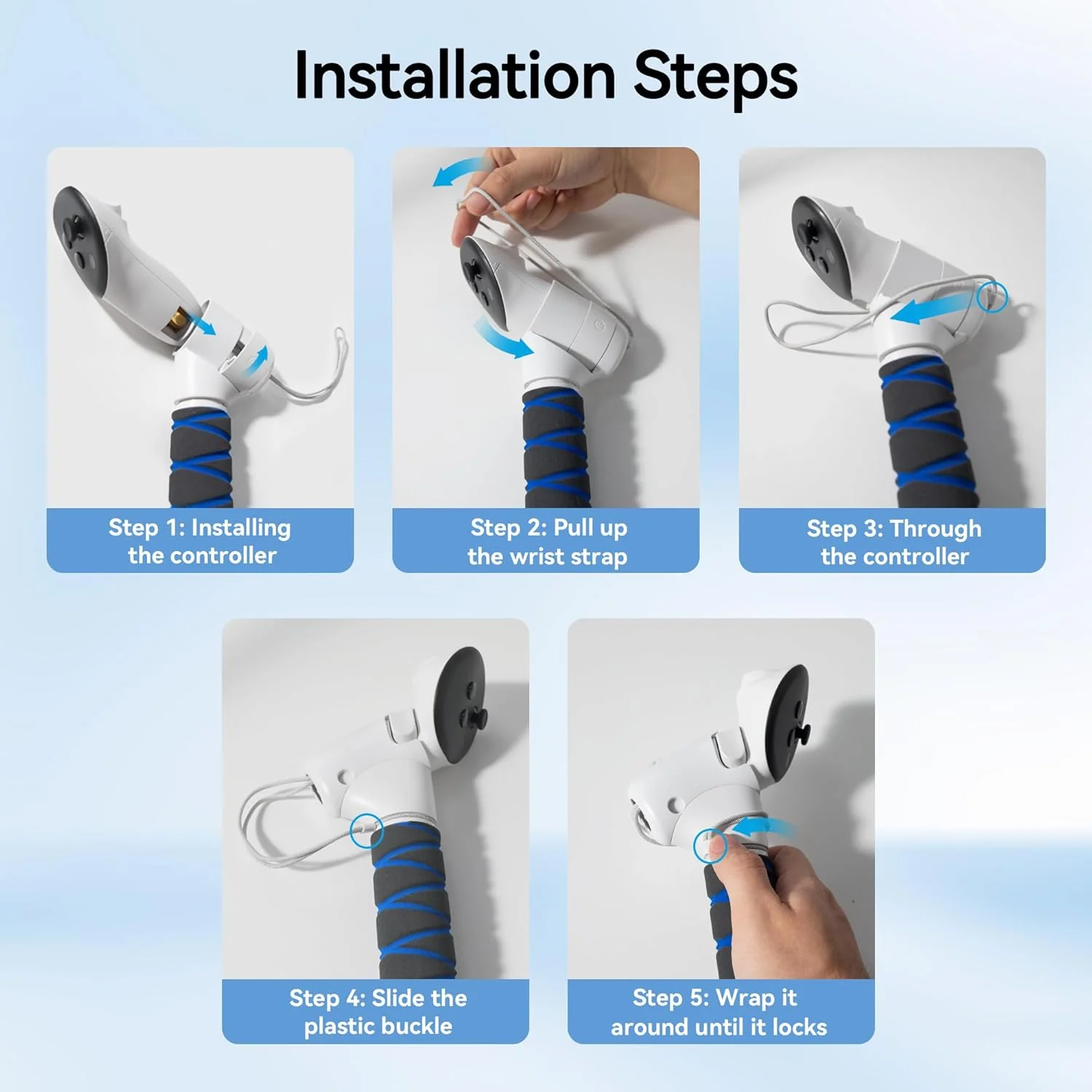 Upgraded 3-In-1 Extension Grips for Quest 3 & 3S - Image 7