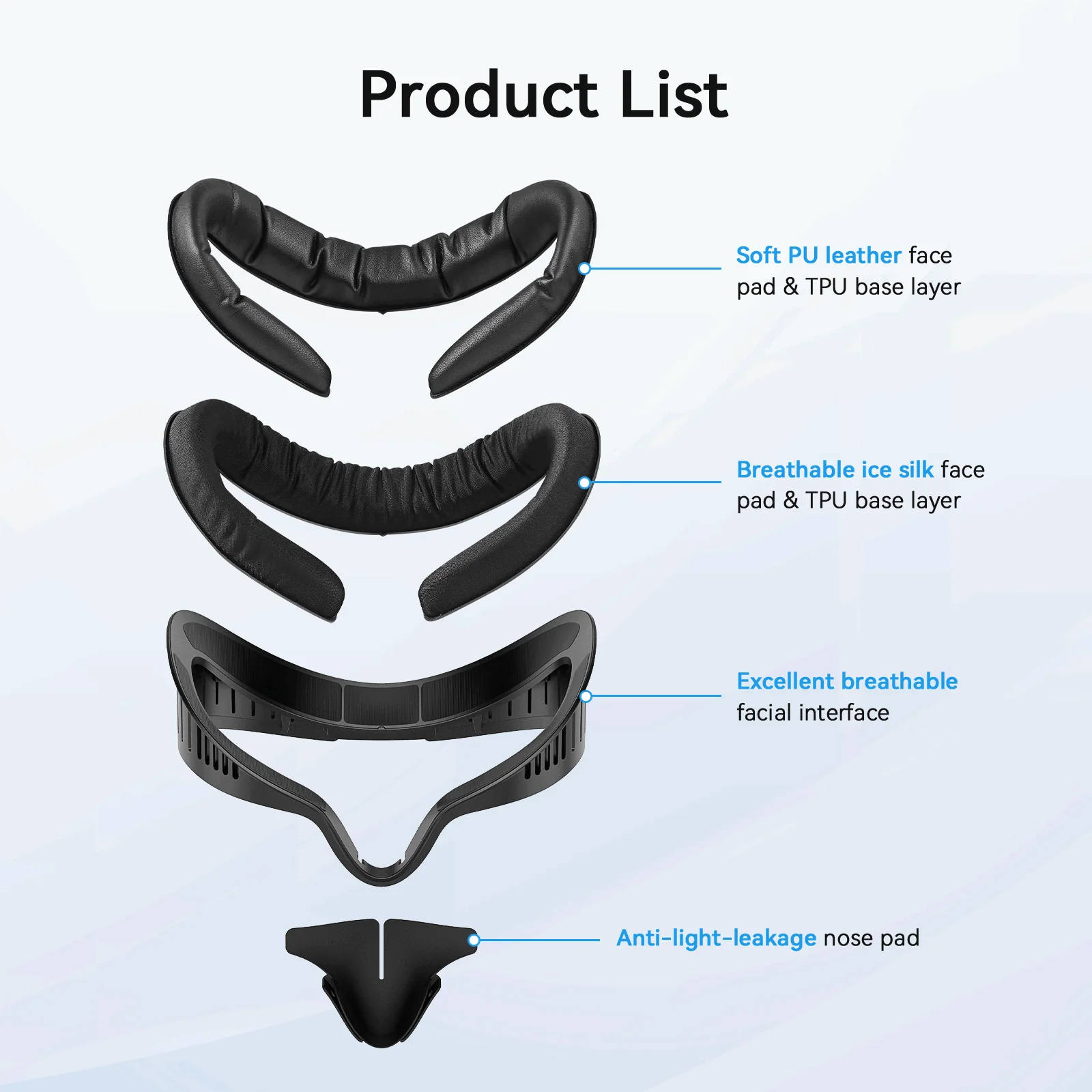 Upgraded Full-Ventilation Facial Interface for Quest 3S - Image 8