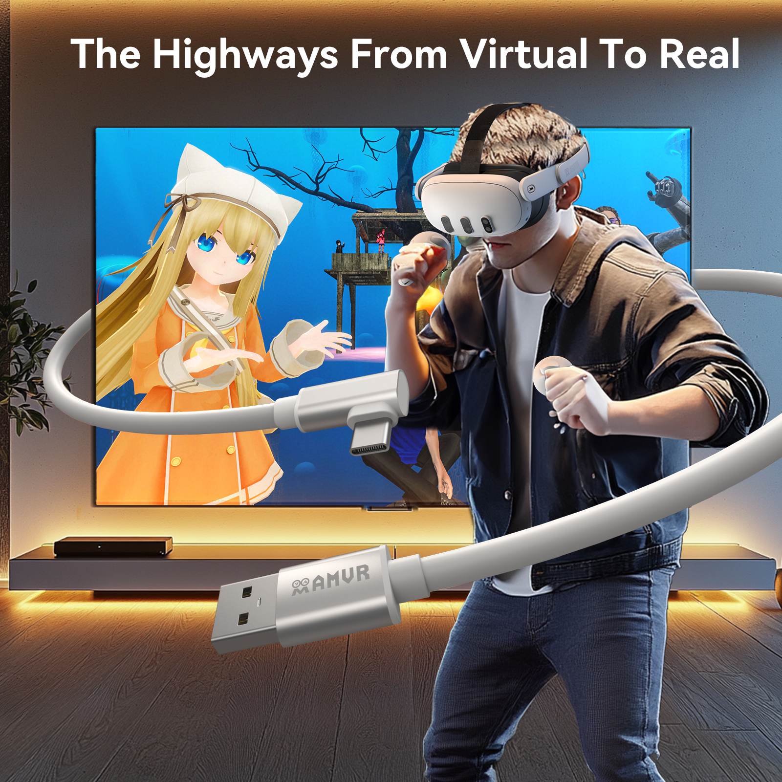 VR Cable 16FT - Image 8